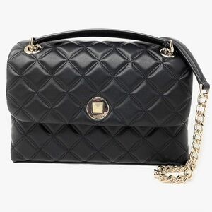 Kate Spade New York Natalia Medium Flap Cossbody/Shoulder Bag - Black